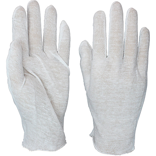 Safety Zone 100% Lisle Cotton Inspection Gloves, Men’s One Size, Medium Weight, Soft, Breathable Fit For Precision Tasks And Cleanroom Use, Natural White, 12 Pairs Per Bag, 100 Bags Per Case (GILW-MN-1P)