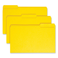 Smead Colored File Folders, 1/3-Cut Tabs: Assorted, Legal Size, 0.75