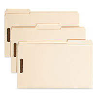 Smead Top Tab Fastener Folders, 1/3-Cut Tabs: Assorted, 0.75