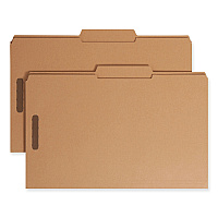 Smead Top Tab Fastener Folders, Guide-Height 2/5-Cut Tabs, 0.75