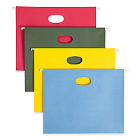 Smead Hanging Pockets with Full-Height Gusset, 1 Section, 3.5