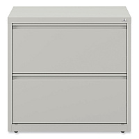 Alera Lateral File, 2 Legal/Letter-Size File Drawers, Light Gray, 36" x 18.63" x 28" (ALEHLF3029LG)