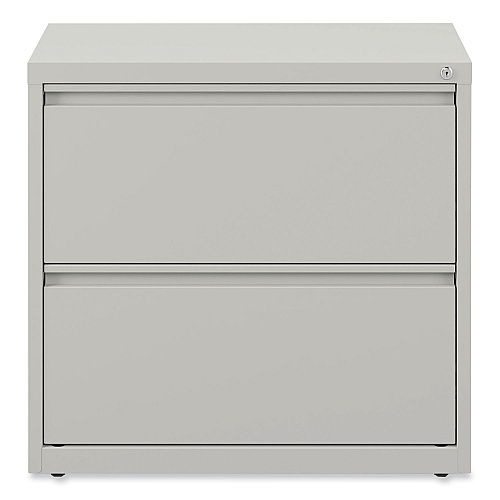 Alera Lateral File, 2 Legal/Letter-Size File Drawers, Light Gray, 36" x 18.63" x 28" (ALEHLF3029LG)