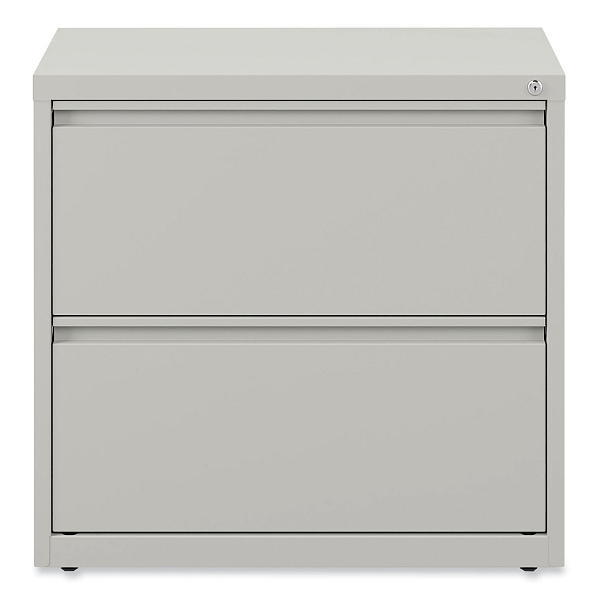 Alera Lateral File, 2 Legal/Letter-Size File Drawers, Light Gray, 36" x 18.63" x 28" (ALEHLF3029LG)