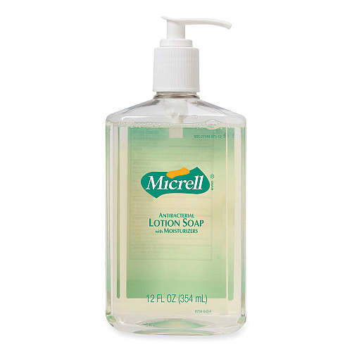 Micrell Antibacterial Lotion Soap, Light Scent, 12 oz (9759)