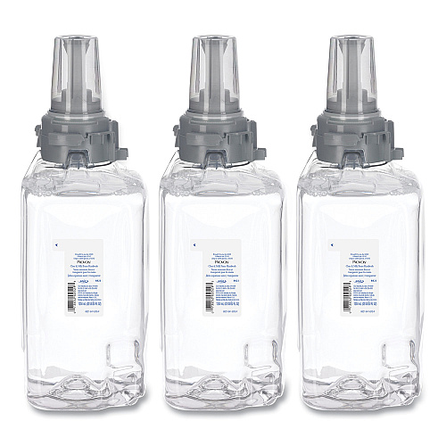 PROVON Clear and Mild Foam Hand Wash Refill, Unscented, 1,250 mL, 3/Carton (882103)