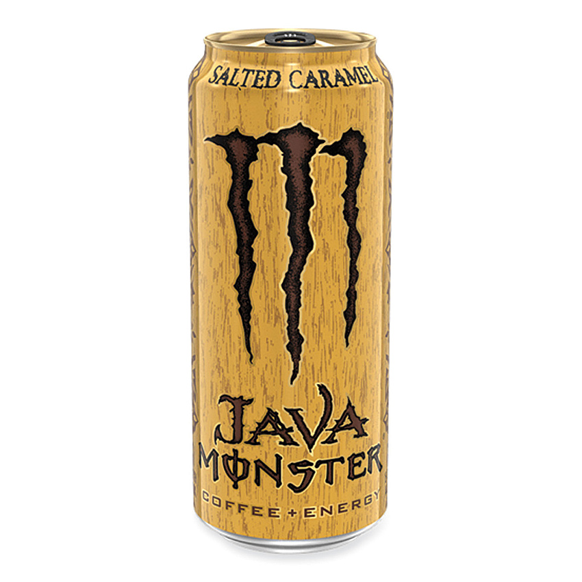 Java Monster Cold Brew Coffee, Salted Caramel, 15 oz Can, 12/Pack (070847024026)