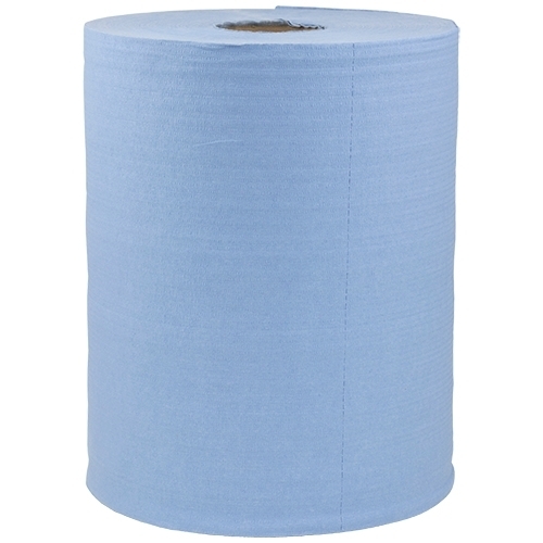 Prematex Wipers, Sontara, Blue, Gray Or Teal, 11.5"x13", Heavy Duty, Creped, Roll, 550/rl - Case Of 2 Rolls (300705-SM-2)