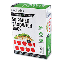 Lunchskins Peel and Seal Sandwich Bag with Closure Strip, 6.3