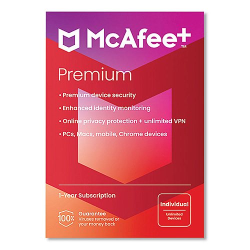 Mcafee Premium Individual Software, For Unlimited Users (21ESTURAAM)