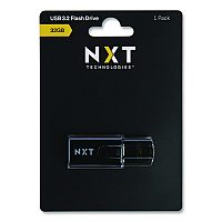 NXT Technologies USB 3.2 Type-A Flash Drive, 32 GB, Black (61121)