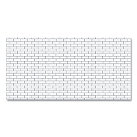 Pacon Fadeless Paper Roll, 50 lb Bond Weight, 48 x 50 ft, White Subway Tile (57505)