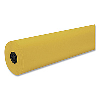 Pacon Decorol Flame Retardant Art Rolls, 40 lb Cover Weight, 36 x 1,000 ft, Gold (101211)