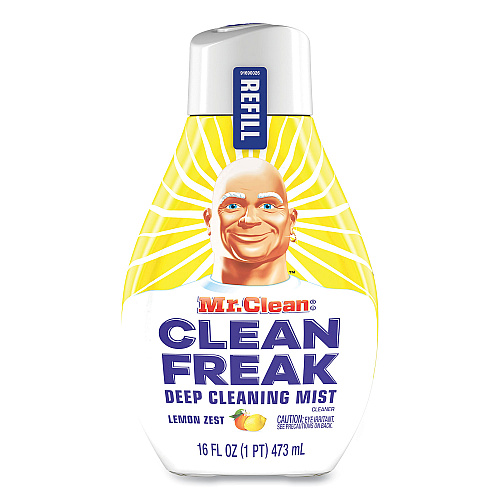 Mr. Clean Clean Freak Deep Cleaning Mist Multi-Surface Spray Refill, Lemon Zest, 16 oz Refill Bottle (79130)