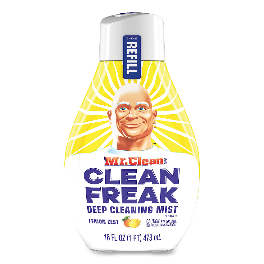 Mr. Clean Clean Freak Deep Cleaning Mist Multi-Surface Spray Refill, Lemon Zest, 16 oz Refill Bottle (79130)