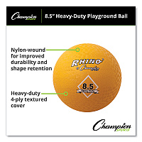 Champion Sports Heavy Duty Playground Ball, 8.5