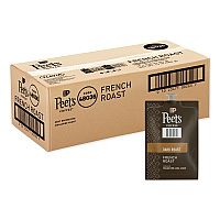 Peet's Coffee &amp; Tea FLAVIA Ground Coffee Freshpacks, French Roast, 0.35 oz Freshpack, 76/Carton (LPC00263)