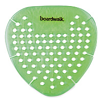 Boardwalk&reg; Gem Urinal Screens, Herbal Mint Fragrance, 12 Screens (BWKGEMHMI)