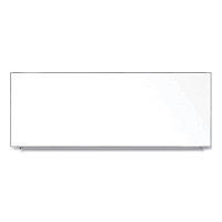 Ghent Magnetic Porcelain Whiteboard with Aluminum Frame, 144.59 x 60.47, White Surface, Satin Aluminum Frame (M1P5124)