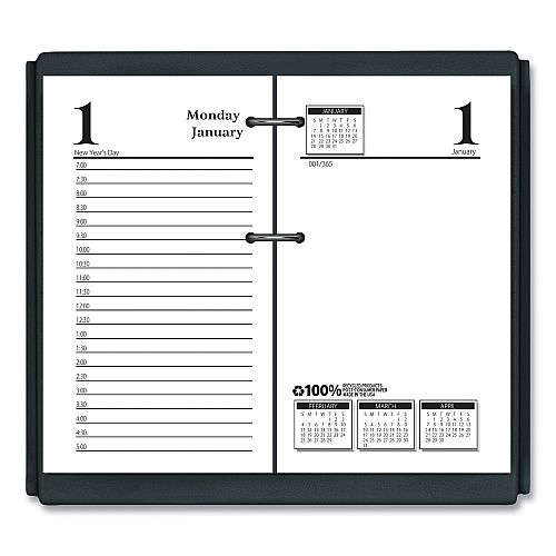 House of Doolittle Economy Daily Desk Calendar Refill, 3.5 x 6, White Sheets, 12-Month (Jan to Dec): 2026 (4717)