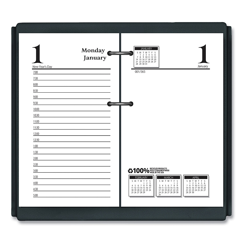 House of Doolittle Economy Daily Desk Calendar Refill, 3.5 x 6, White Sheets, 12-Month (Jan to Dec): 2026 (4717)