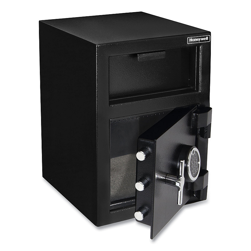 Honeywell Steel Depository Safe with Digital Lock, 14 x 15.2 x 20.2, 1.06 cu ft, Black (5912)
