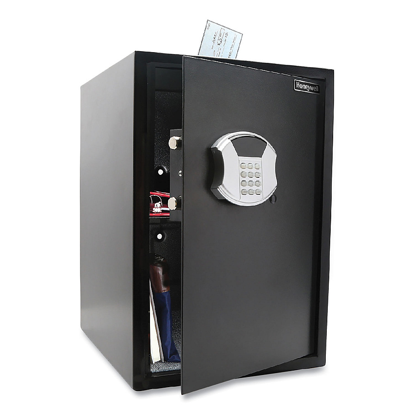 Honeywell Digital Steel Security Safe with Drop Slot, 15 x 7.8 x 22, 2.87 cu ft, Black (5107S)