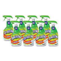 Fantastik Disinfectant Multi-Purpose Cleaner Fresh Scent, 32 oz Spray Bottle, 8/Carton (366095)