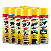 EASY-OFF Heavy Duty Oven Cleaner, Fresh Scent, Foam, 14.5 oz Aerosol Spray, 12/Carton (87979CT)