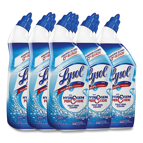 Lysol&reg; Toilet Bowl Cleaner w/Hydrogen Peroxide, 24 oz., 9 Bottles (98011)