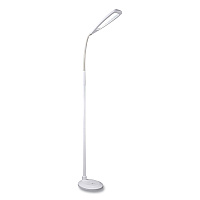 OttLite Wellness Series Flex LED Floor Lamp, 49" to 71" High, White (CSP9300W)