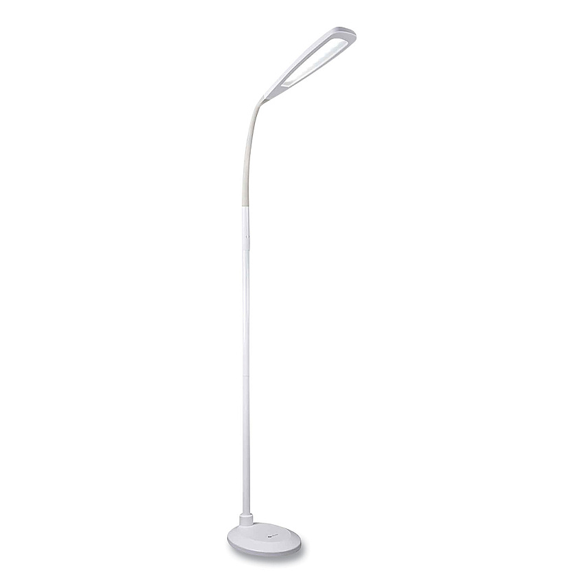 OttLite Wellness Series Flex LED Floor Lamp, 49" to 71" High, White (CSP9300W)