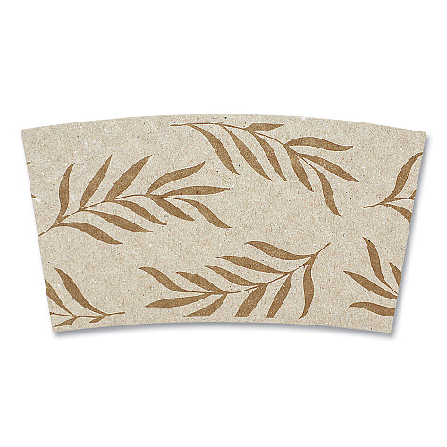 World Centric Hot Cup Sleeves, Fits 8 oz Cups, Natural, 1,000/Carton (SLPAME)