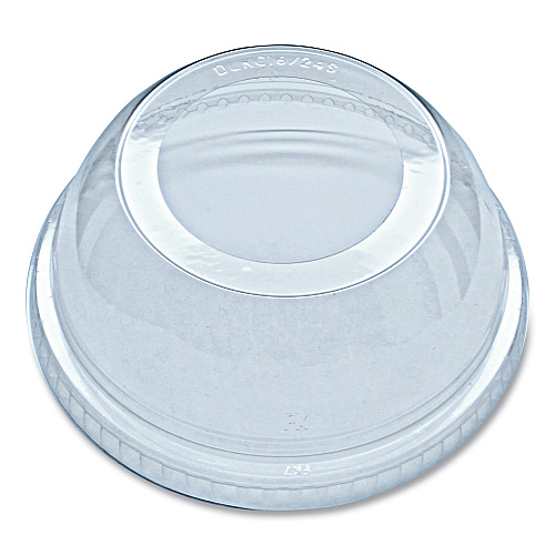 Fabri-Kal Greenware Cold Drink Lids, Fits 16 oz to 24 oz, Clear, 1,000/Carton (DLKC1624S)
