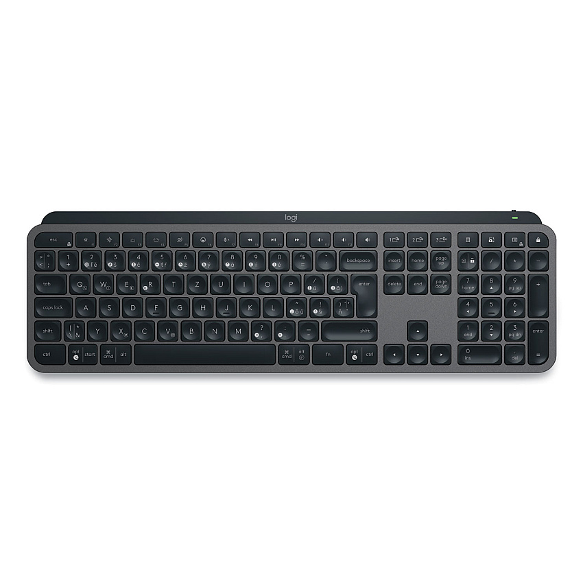 Logitech MX Keys S Keyboard, 108 Keys, Black (920011406)
