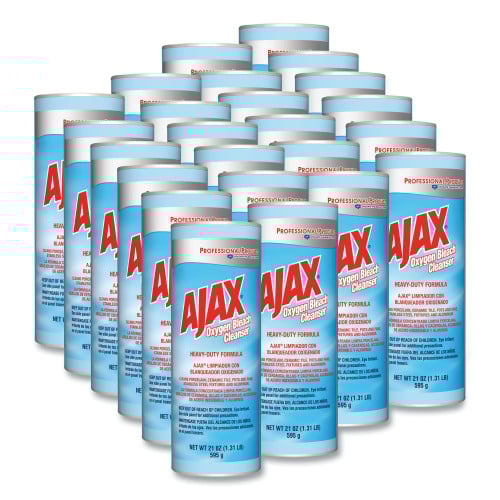 Ajax Professional Oxygen Bleach Powder Cleanser, 21oz Can, 24