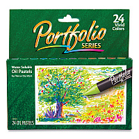Crayola Portfolio Series Oil Pastels, 24 Assorted Colors, 24/Pack (523624)