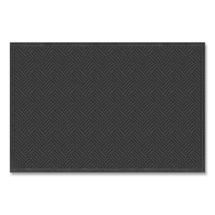 Apache Mills Ecomat Crosshatch Entry Mat, 48 x 72, Charcoal (062023)