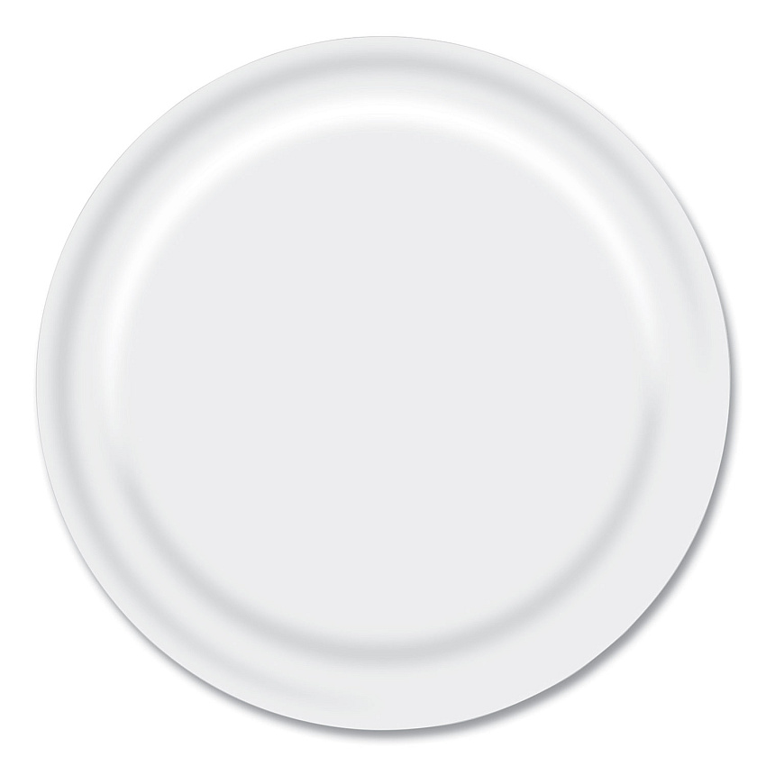 Boardwalk Paper Dinnerware, Plate, 9" dia, White, 1,000/Carton (BWKWH9PLT)