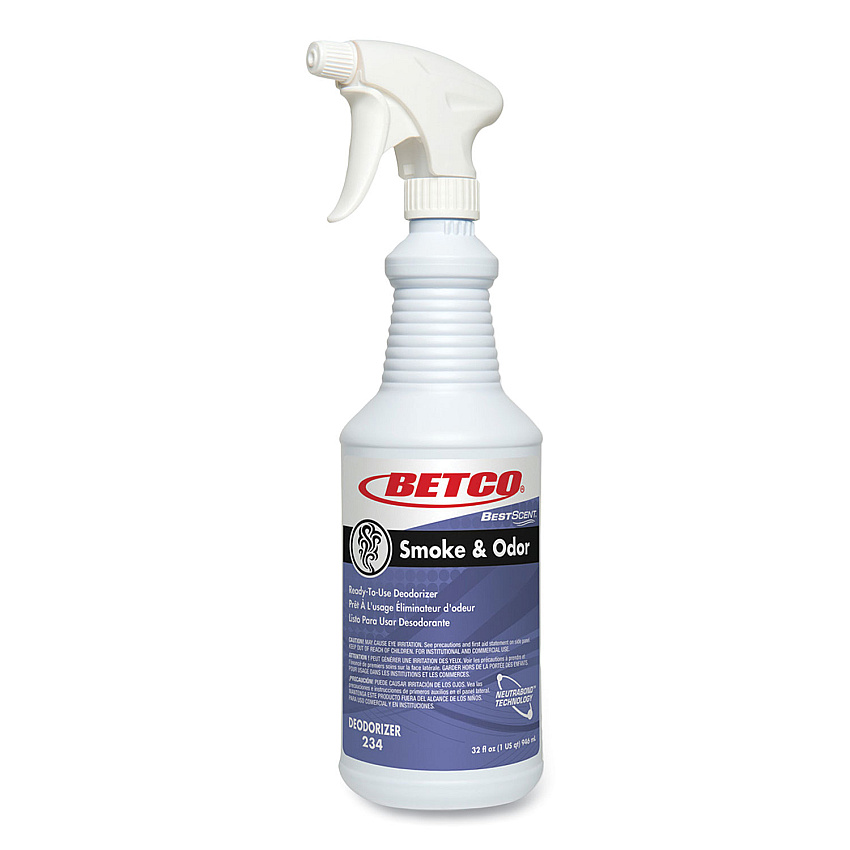 Betco BestScent Smoke and Odor Eliminator Aerosol, Various Floral/Fruit Scent, 32 oz Bottle, 12/Carton (2341200)