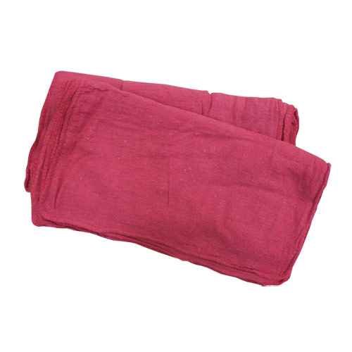 New Washed Red Shop Towels, 25lb Box (541-25)