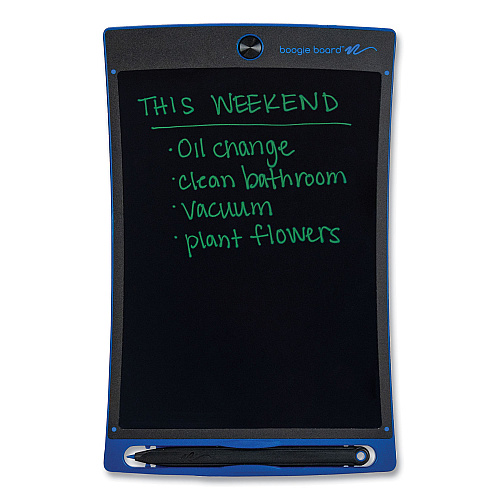 Boogie Board Jot 8.5 Reusable Writing Tablet, 8.5" LCD Screen, 6.75" x 0.62" x 10.37", Blue/Black (J32220001)