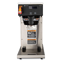 BUNN AXIOM DV-TC Dual-Voltage Thermal Carafe Coffee Brewer, 12 Cups, Silver/Black (387000011)