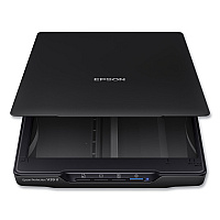 Epson Perfection V39II Color Photo and Document Flatbed Scanner, Scans Up to 8.5 x 11.7, 4800 dpi Optical Resolution (B11B268201)