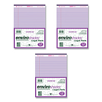 Roaring Spring Enviroshades Legal Notepads, 50 Orchid 8.5 x 11.75 Sheets, 72 Notepads/Carton (74140CS)