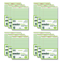 Roaring Spring Enviroshades Legal Notepads, 50 Green 8.5 x 11.75 Sheets, 72 Notepads/Carton (74193CS)