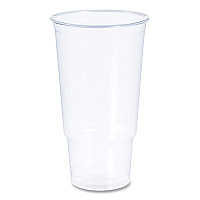 Dart Conex ClearPro Plastic Cold Cups, Cold Cups, 32 oz, Clear, 25/Bag, 20 Bags/Carton (32P)
