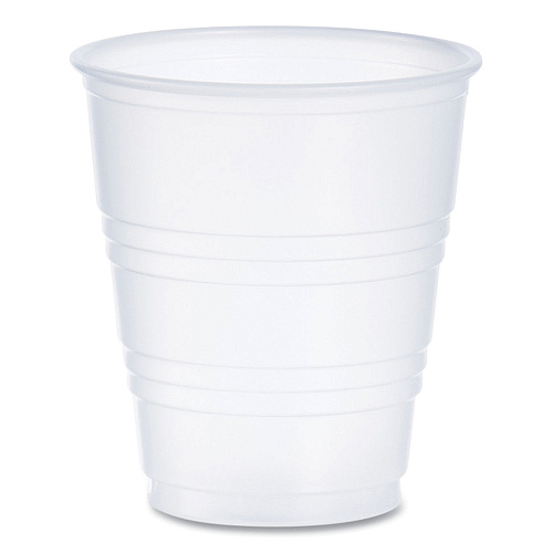 Dart High-Impact Polystyrene Cold Cups, 5 oz, Translucent, 100/Pack (Y5PK)