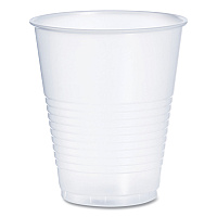 Dart High-Impact Polystyrene Squat Cold Cups, 12 oz, Translucent, 50 Cups/Sleeve, 20 Sleeves/Carton (Y12S)