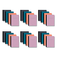 Roaring Spring Poly Flex Composition Notebook, Med/College Rule, Assorted Cover, (70) 9.75 x 7.5 Sheets, 24/Carton (77294CS)